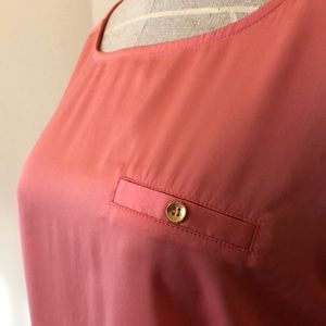 The Limited Coral 1/2 Sleeve Blouse